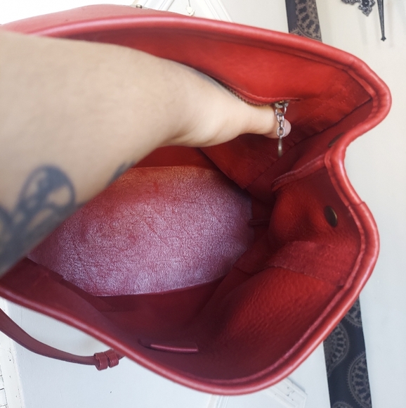 Vintage Coach Red Berkley Convertible Backpack 9016 ❤️🥀 - Picture 9 of 16